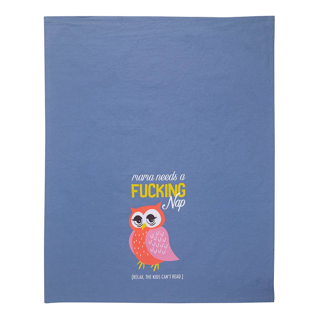 Mama Needs A Fucking Nap Tea Towel - HER Home Design Boutique